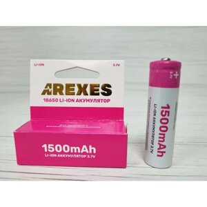 Arexes 18650 li-ion 1500 мАг, 3,7 В акумулятор