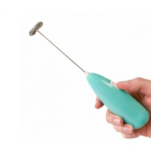 Портативний капучинатор-спінювач для вершків та молока FUKE Mini Creamer Блакитний