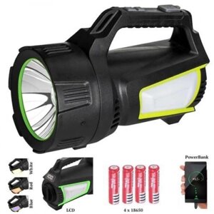 Ліхтар кемпінг переносний T100A-10W+2COB з бічними LED white/red/blue, Акумуляторна лампа для кемпінгу в Львівській області от компании Интернет-магазин  towershop.online