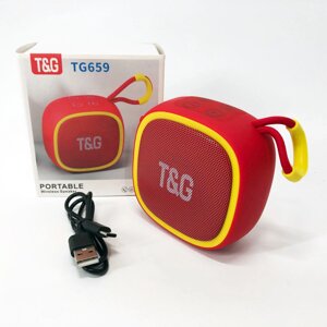 Портативна Bluetooth-колонка TG659 з ремінцем. Колір червоний в Львівській області от компании Интернет-магазин  towershop.online