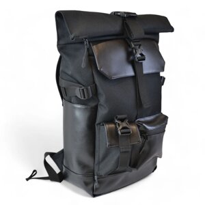 Рюкзак Rolltop чоловічий жіночий для подорожей та ноутбука, Ролтоп великий для міста