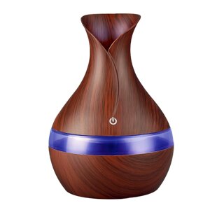 Ультразвуковий зволожувач повітря з LED підсвічуванням Humidifier Dark Wood в Львівській області от компании Интернет-магазин  towershop.online