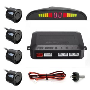 Парктронік автомобільний NBZ Assistant Parking Sensor на 4 датчики Black