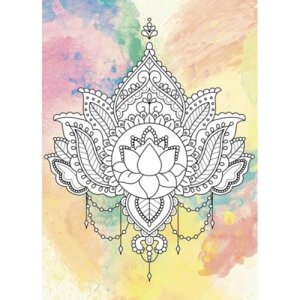 Картина на полотні "Royal Lotus", палітра Джаспера в Львівській області от компании Интернет-магазин  towershop.online