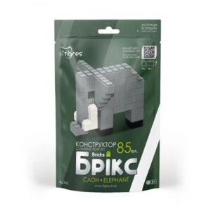 Конструктор пластиковий Брікс: слон, 85 елементів в Львівській області от компании Интернет-магазин  towershop.online