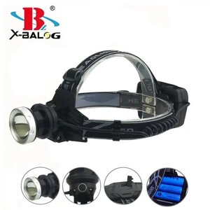 Ліхтарик на голову Bailong BL-8070-P50, LED акумуляторний налобний ліхтар, ліхтар на голову для риболовлі
