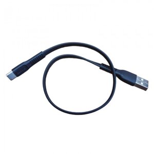 Кабель зарядний Baseus Flat Type-C Cable Fast Data Sync Charging 0.25м (CATZY-A01) Чорний Оригінал
