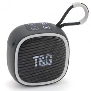 Портативна Bluetooth-колонка TG659 BT/USB/TF/FM 5W з ремінцем Чорна