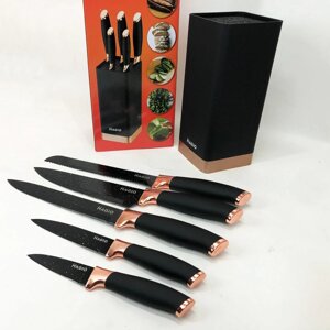 Універсальний кухонний ножовий набір Magio MG-1092 5 шт, набір ножів для кухні, набір кухонних ножів