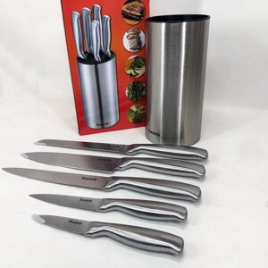 Універсальний кухонний ножовий набір Magio MG-1093 5 шт, набір ножів для кухні, кухонні ножі