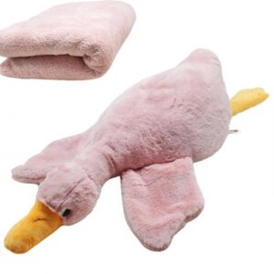 М'яка іграшка з пледом "Гусь-обнімусь", рожевий в Львівській області от компании Интернет-магазин  towershop.online