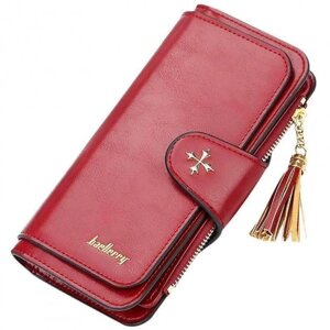 Клатч портмоне гаманець Baellerry N2341, Жіночий ексклюзивний гаманець, Невеликий гаманець. Колір: червоний