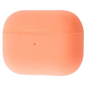 Чохол для Apple AirPods Pro силіконовий персиковий в коробці