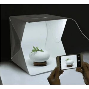 Світла світлова коробка з 2 -х світлодіодним підсвічуванням для об'єктного макросугування 30 х 30 см