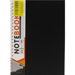 Блокнот "Office book" A5, 40 листів ( чорний )
