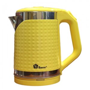 Дисковий електричний чайник Domotec MS-5027 2000W Жовтий