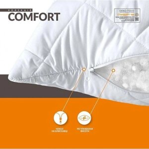 Comfort standart+ подушка з блискавкою 50x70 см в Львівській області от компании Интернет-магазин  towershop.online