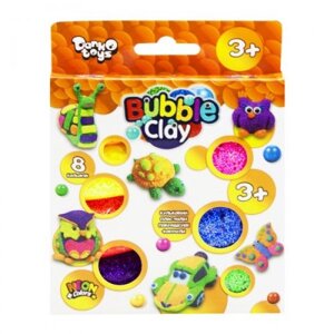 Кульковий пластилін "Bubble Clay" 8 квітів укр в Львівській області от компании Интернет-магазин  towershop.online