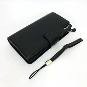 Чоловічий гаманець Baellerry Business S1063, портмоне клатч екокожа. Колір: чорний