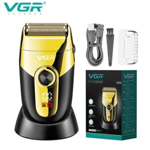 Професійна електробритва VGR V-383 Finale Shaver із підставкою