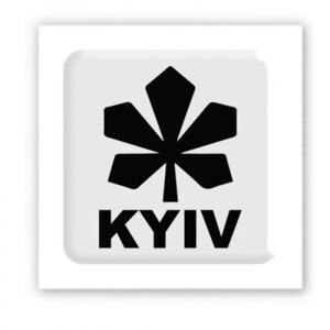 3D наклейка "Kyiv white" (ціна за 1 шт) в Львівській області от компании Интернет-магазин  towershop.online