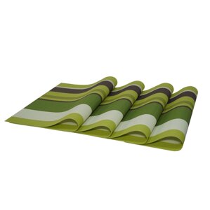 Набір із 4 килимів, зелених