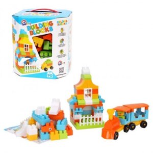 Конструктор "Building Blocks", 90 деталей, блакитний