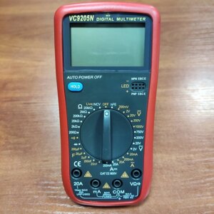 Цифровий професійний мультиметр VC9205n Tetter Voltmeter
