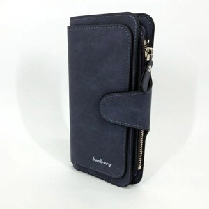 Жіночий гаманець портмоне клатч Baellerry Forever N2345, Компактний гаманець дівчинці. Колір синій