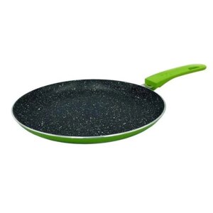 Сковорідка для млинців 23 см Con Brio СВ-2324 Eco Granite, сковорода з індукційним дном. Колір зелений