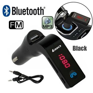 FM Модулятор для авто з Bluetooth MP3 AUX передавач Car G7 Black в Львівській області от компании Интернет-магазин  towershop.online