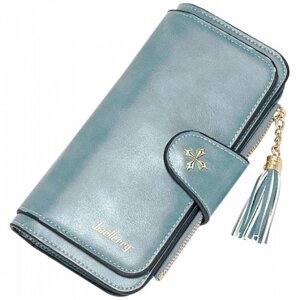 Клатч портмоне гаманець Baellerry N2341, маленький Жіночий гаманець, компактний гаманець. Колір: темно-синій