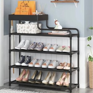 Полиця для взуття Multifunctional Storage Shoe Rack 5 полиць двостороння