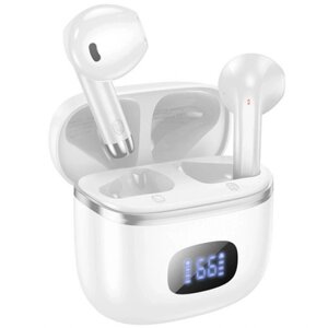 Навушники бездротові вкладиші Bluetooth HOCO EQ1 Music guide true wireless BT 5.3 Білі