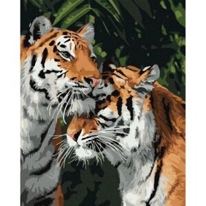 Картина за номерами "Тигрова любов"