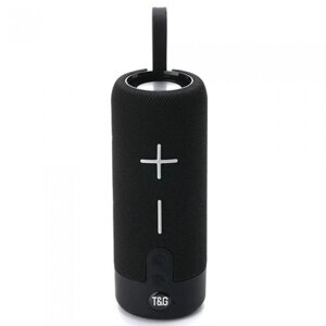 Портативна Bluetooth-колонка TG619C USB/TF з ремінцем Чорна