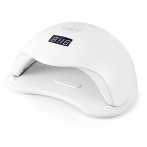 Лампа для манікюру Sun 5 nail lamp FD93-1 led для сушіння гель-лаку з таймером для домашнього використання