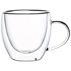 Набір чашок із подвійними стінками Con Brio CB-8625-2, 2 шт, 250 мл, подвійна склянка для кави