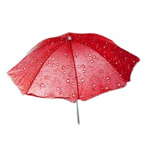 Пляжна парасолька "краплі" (червоний)