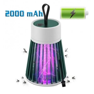 Лампа відлякувача комах від акумулятора Electric Shock Mosquito Lamp з електричним струмом