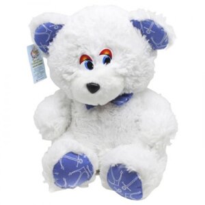М'яка іграшка "Ведмідь Санта", білий в Львівській області от компании Интернет-магазин  towershop.online