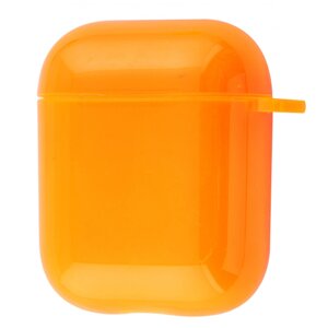Чохол для Apple AirPods силіконовий яскраво-помаранчевий в Львівській області от компании Интернет-магазин  towershop.online