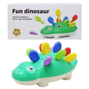 Іграшка "Сортер Динозавр" кольору та цифри