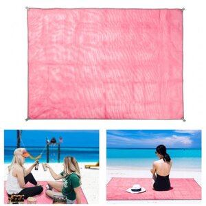 Piceekeer для пікніка або морського антисанкового піску без піску 200x200 см рожевий