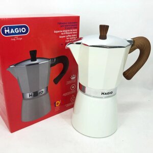 Гейзерна кавоварка Magio MG-1009, гейзерна турка для кави, кавоварка гейзерного типу