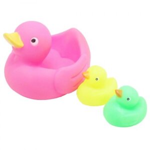 Іграшка для ванни "качка з каченями", рожева в Львівській області от компании Интернет-магазин  towershop.online