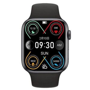 Розумний смарт годинник Smart Watch I7 PRO MAX з голосовим викликом тонометр пульсометр оксиметр. Колір чорний