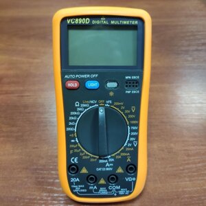 Цифровий професійний мультиметр VC890D Tetter Voltmeter