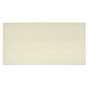 Декоративна 3D -панель гнучка стіна, 6 шт., Біла, 70x77