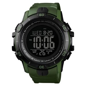 Годинник наручний чоловічий SKMEI 1475AG ARMY GREEN, брендовий чоловічий годинник, годинник для чоловіка. Колір зелений